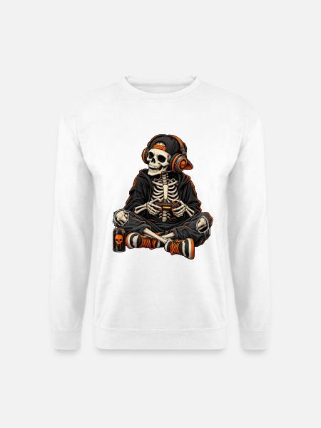 Gaming Halloween - Unisex Pullover - Weiß