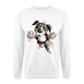 Drôle Bouvier Bernois - Sweat-shirt Unisexe - blanc - Devant