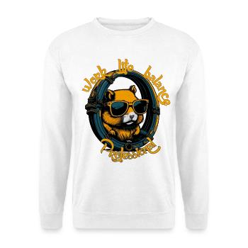 Hamster Professional: Work-Life Balance - Unisex Sweatshirt - white - Front