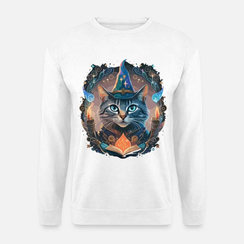 Magic Cat - Unisex Sweatshirt - white