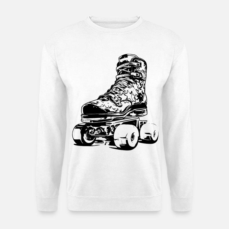 Roller Skates - Unisex Pullover - Weiß