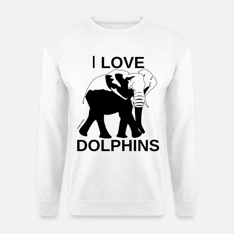 Tiere lieben - Unisex Pullover - Weiß