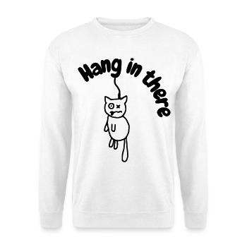 Hanginthere3 - Unisex Pullover - Weiß - Vorne
