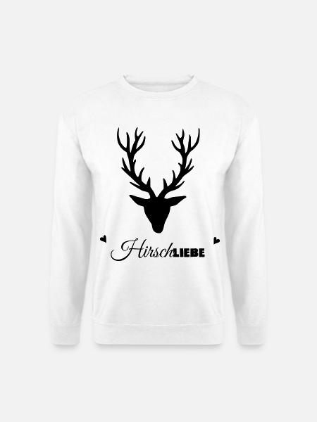 HirschLIEBE by heavenlygoods - Unisex Sweatshirt - white