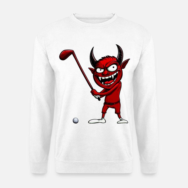 Golf Teufel - Unisex Pullover - Weiß