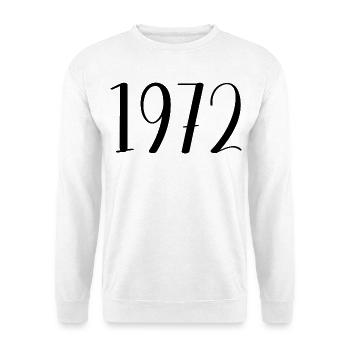 1972 - Unisex Pullover - Weiß - Vorne