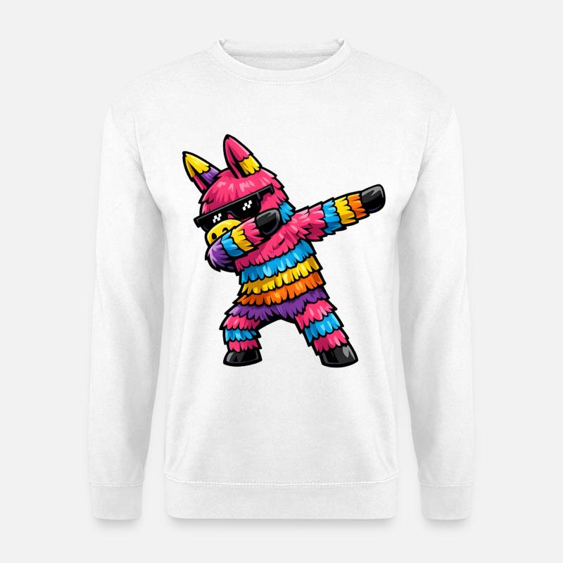 Dabbing Pinata - Unisex Sweatshirt - white