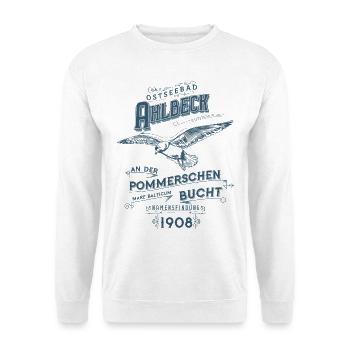 Ostseebad Ahlbeck - Unisex Pullover - Weiß - Vorne