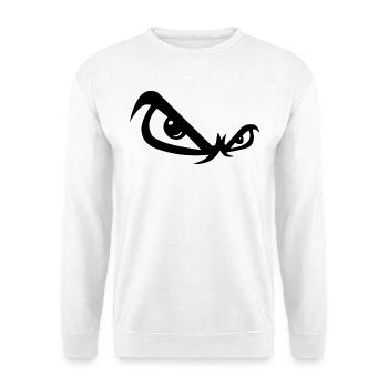 Evil look - Unisex Sweatshirt - white - Front