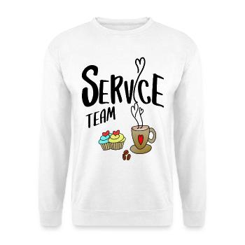 Service Team - Unisex Sweatshirt - white - Front