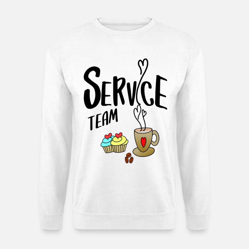 Service Team - Unisex Sweatshirt - white