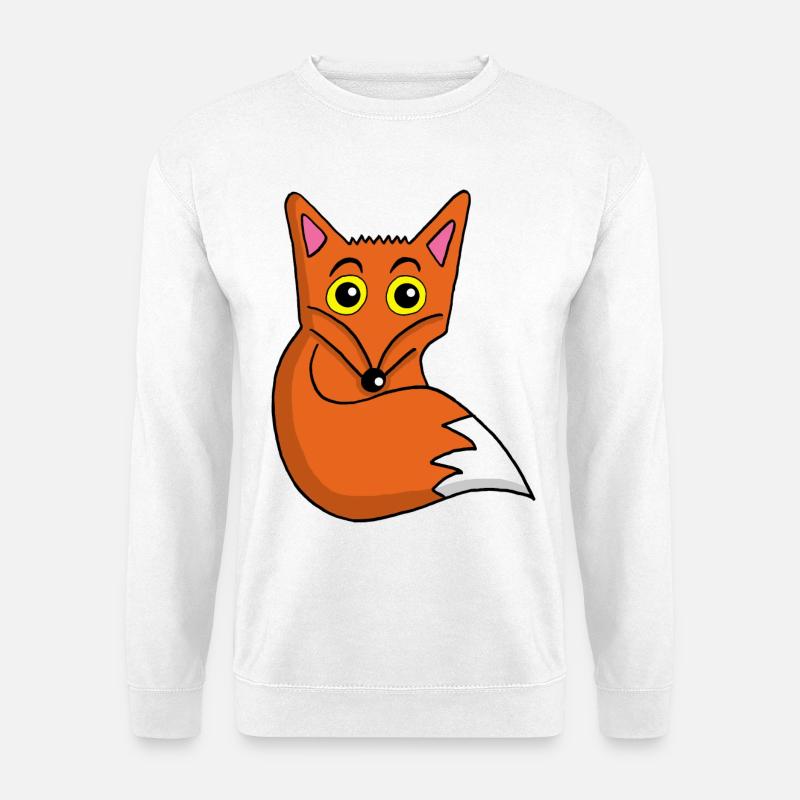 Niedlicher Fuchs - Unisex Pullover - Weiß