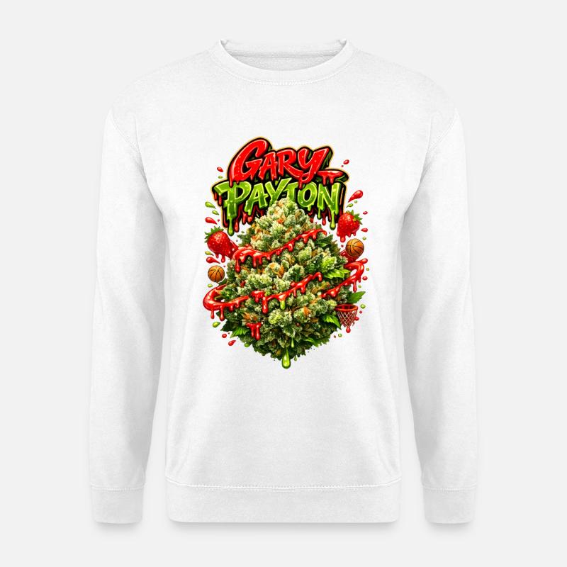 Gary Payton Graffiti-Druck - Unisex Pullover - Weiß