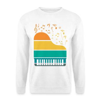 Piano Piano Musician Gift Gift Idea - Unisex Sweatshirt - white - Front