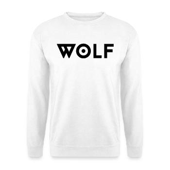 wolf - Unisex Sweatshirt - white - Front