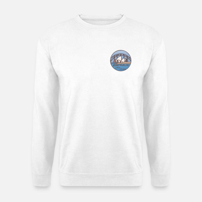 Australien - Sydney - Unisex Pullover - Weiß