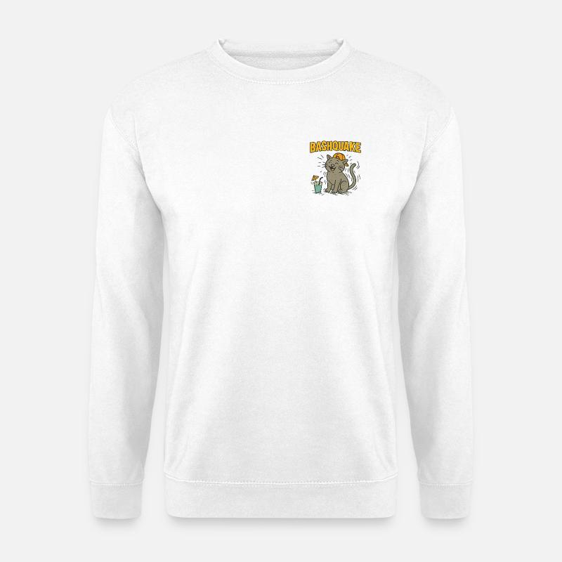 BASHQUAKE - Unisex Sweatshirt - white