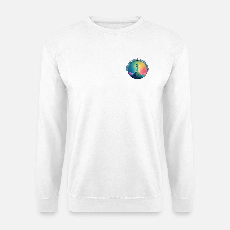 Freude am bereits Erreichten - Unisex Pullover - Weiß