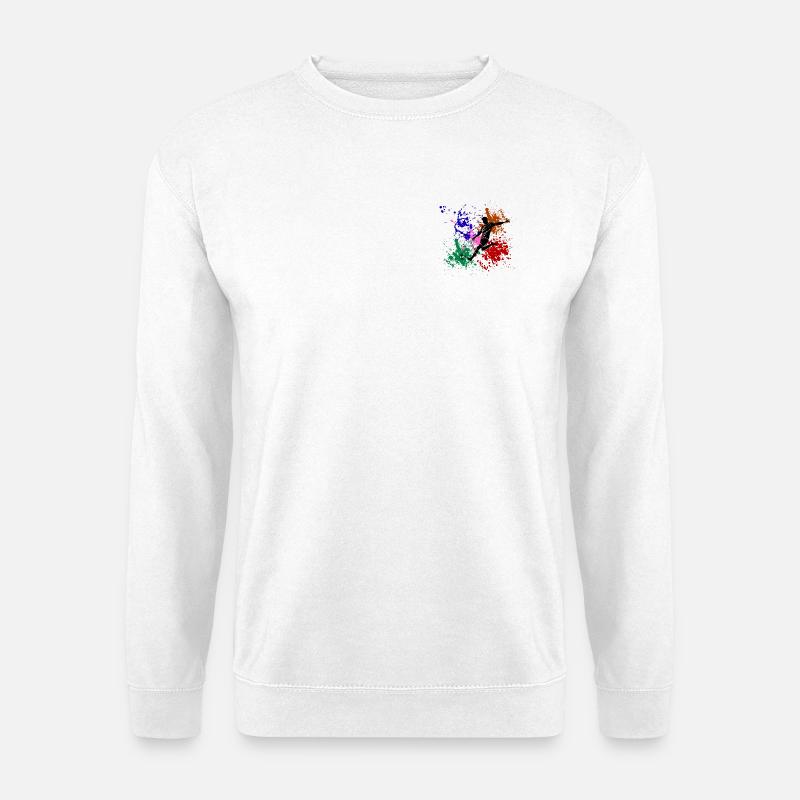 Fußball-Graffiti - Unisex Pullover - Weiß