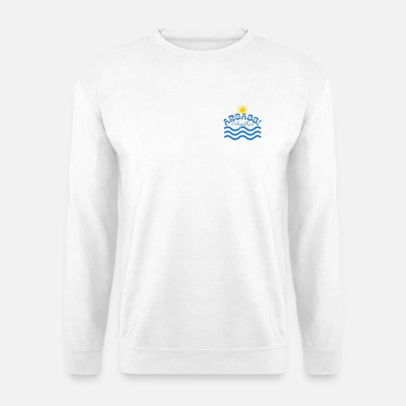 Argassi Zakynthos Sonnenwellen - Unisex Pullover - Weiß
