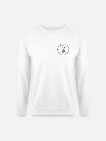 Kaffee & Rotstift Retro für Lehrer und Lehrerinnen - Unisex Pullover - Weiß