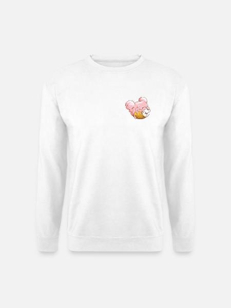 Laugh a BiG: MLTI-183 Belibulu "Go" - Unisex Pullover - Weiß