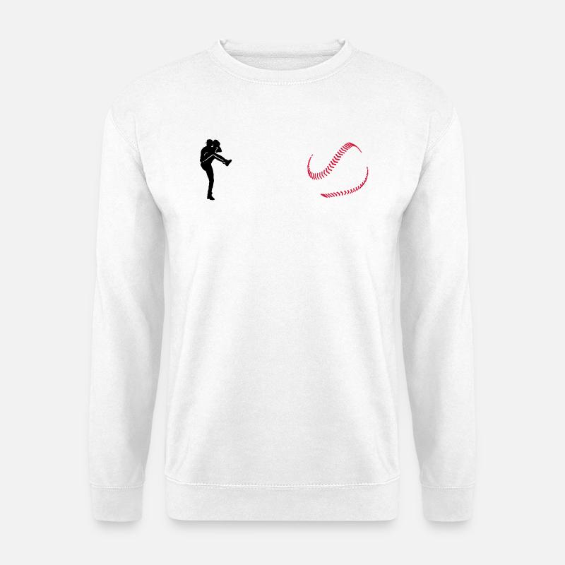 baseball - Unisex Pullover - Weiß