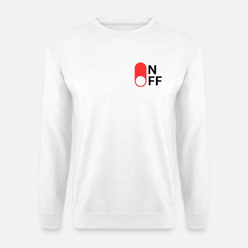 ON/OFF mode - Unisex Sweatshirt - white