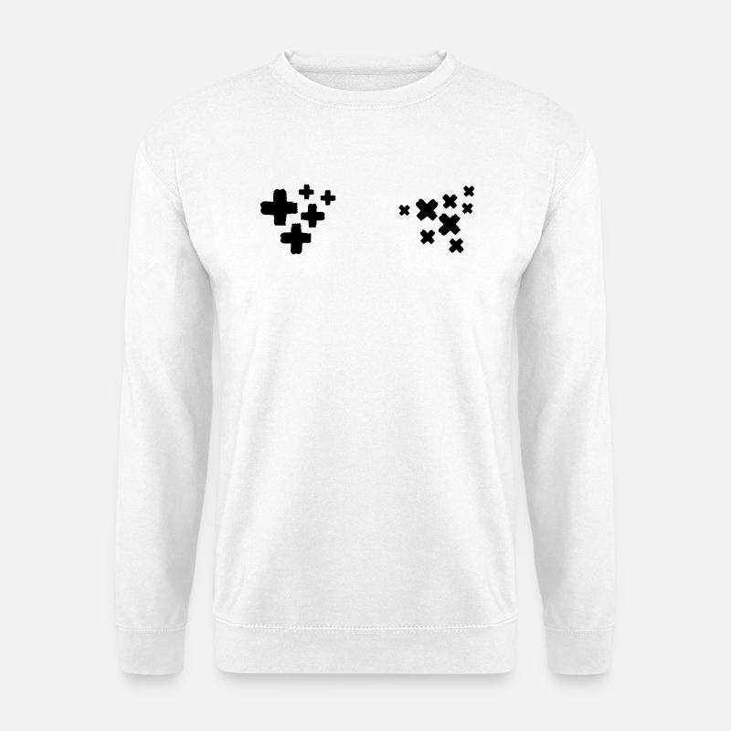 crosses - Unisex Pullover - Weiß