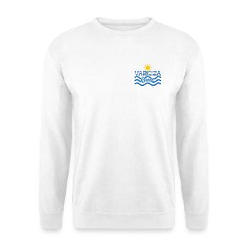 Varkiza Sonnen- und Meereswellen-Logo - Unisex Pullover - Weiß - Vorne