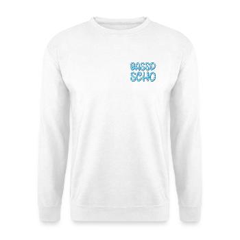 Bassd scho - Unisex Pullover - Weiß - Vorne