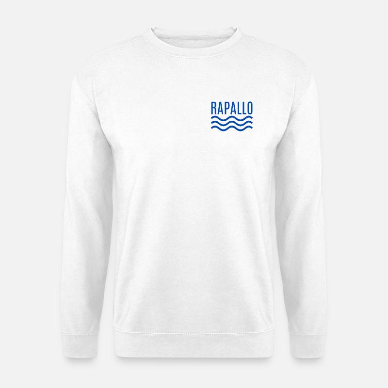 Rapallo Seawave-Emblem - Unisex Pullover - Weiß