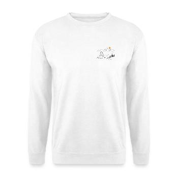 Steinmännchen - Unisex Pullover - Weiß - Vorne