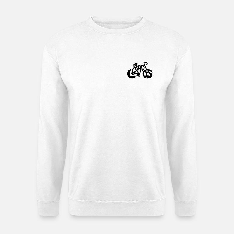 Bicycle - Never Wheelless - Unisex Sweatshirt - white