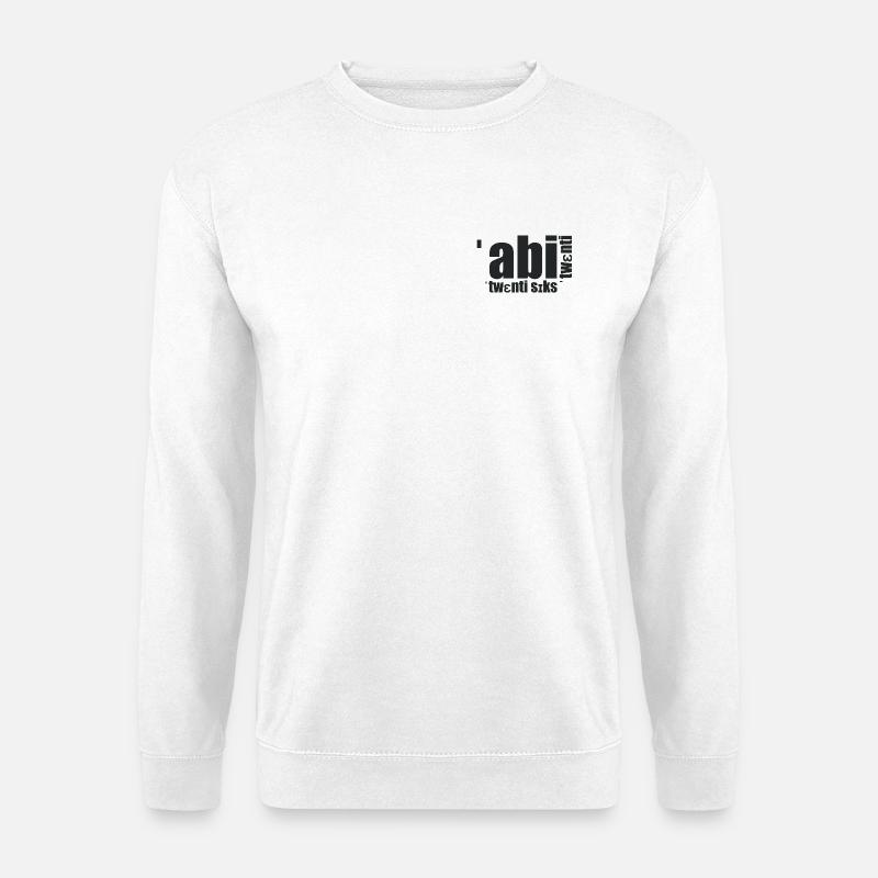 Abi twenti twenti six phonetic - Unisex Pullover - Weiß
