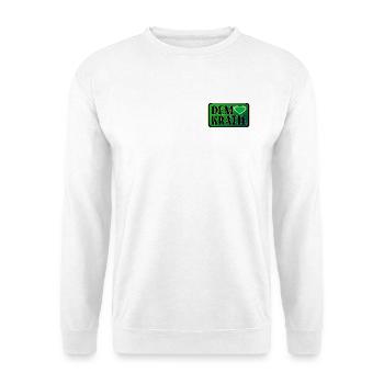 HALTUNG HERZ DEMOKRATIE - Unisex Pullover - Weiß - Vorne