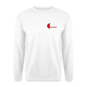 Croissant - Unisex Sweatshirt - white - Front