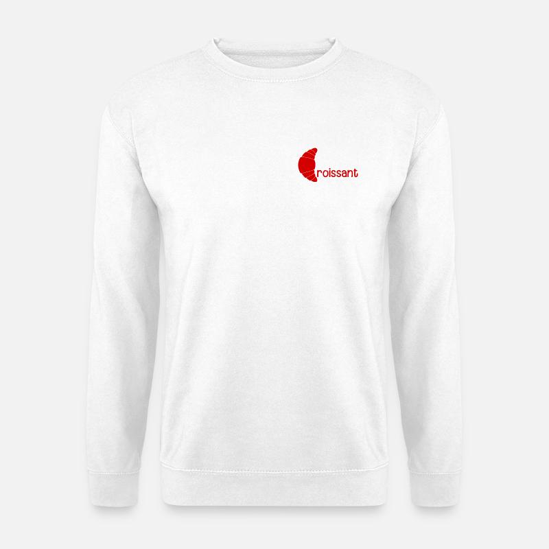 Croissant - Unisex Pullover - Weiß
