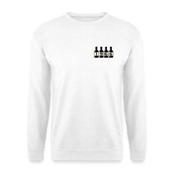 Année de Naissance 1966 Vin - Sweat-shirt Unisexe - blanc - Devant