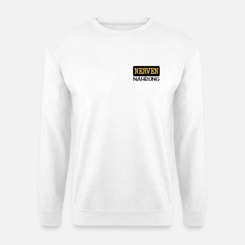 NERVENNAHRUNG - Unisex Pullover - Weiß