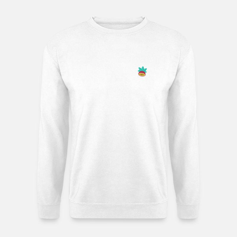 Passion Fruit Illustration – Summer Fruit Motif - Unisex Sweatshirt - white