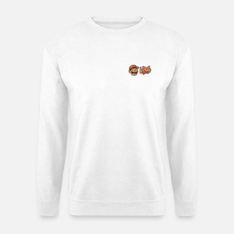 Fröhlicher Junge – oishii Herzen - Unisex Pullover - Weiß