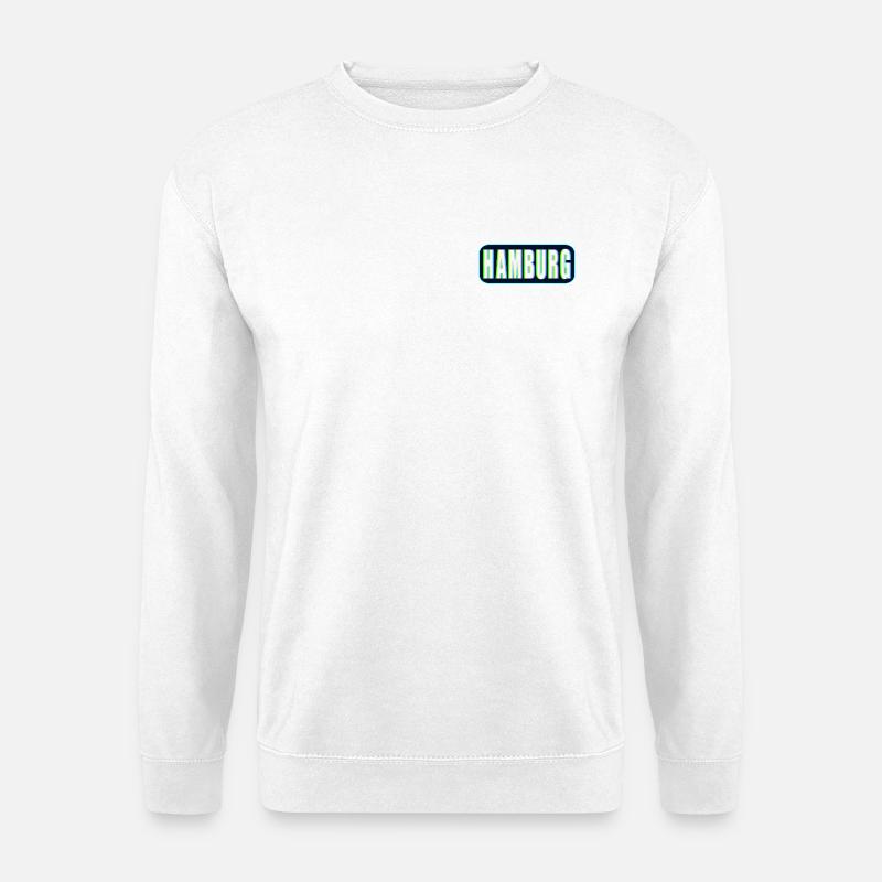 EDM VAPORWAVE HAMBURG - Unisex Pullover - Weiß