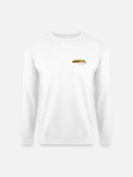 Pflegekraft mit Herz Goldschrift Geschenk Jubiläum - Unisex Pullover - Weiß