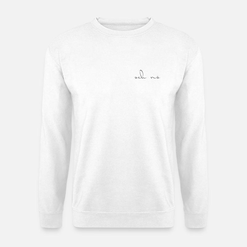 och nö - Unisex Pullover - Weiß