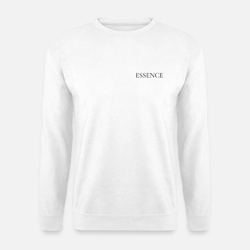 ESSENCE – Elegant breast statement - Unisex Sweatshirt - white