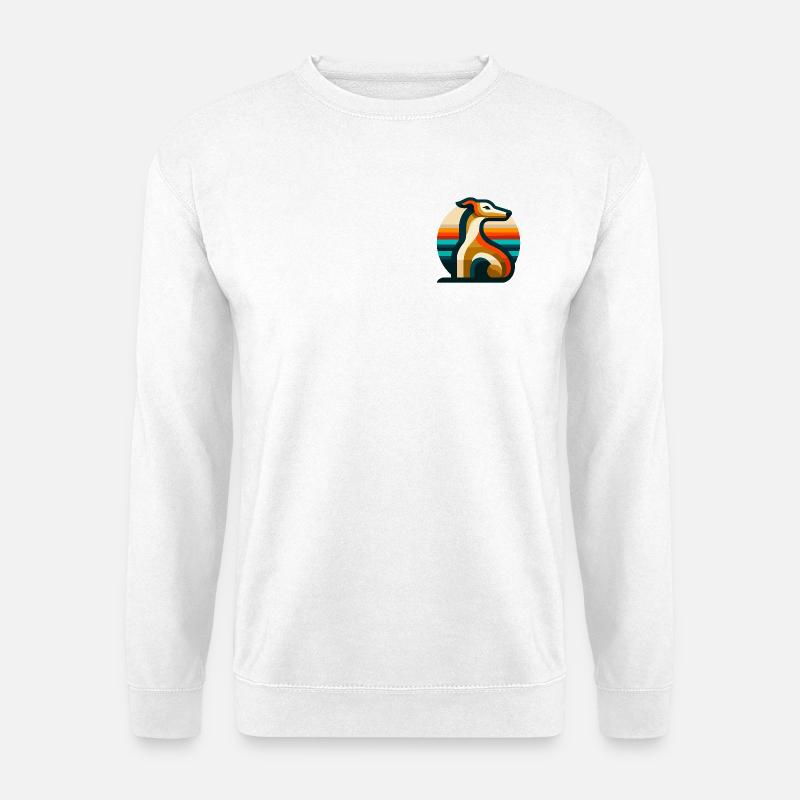 Galgo-Logo Nr2 - Unisex Pullover - Weiß