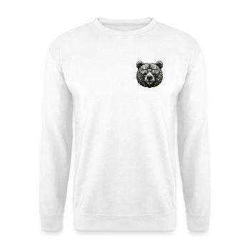Papa Bear - Father's Day Dad Father Bear - Unisex Sweatshirt - white - Front