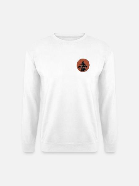 Cannabis Sonnenuntergang - Unisex Pullover - Weiß