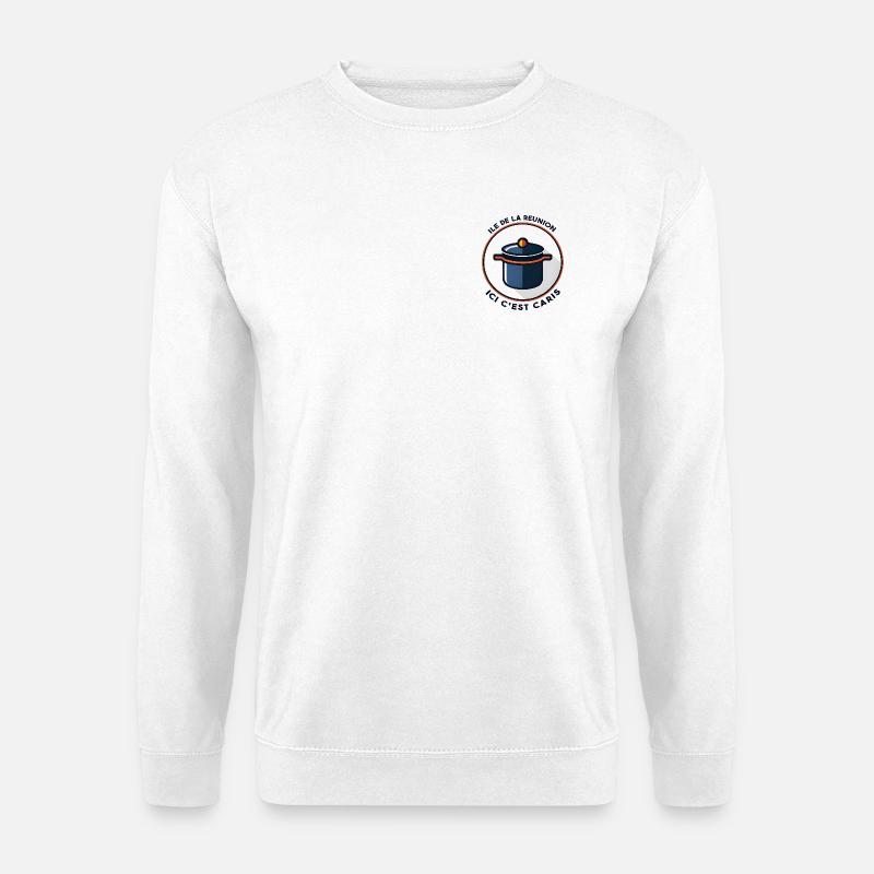 Reunion Island Pride Geschenkidee - Unisex Pullover - Weiß